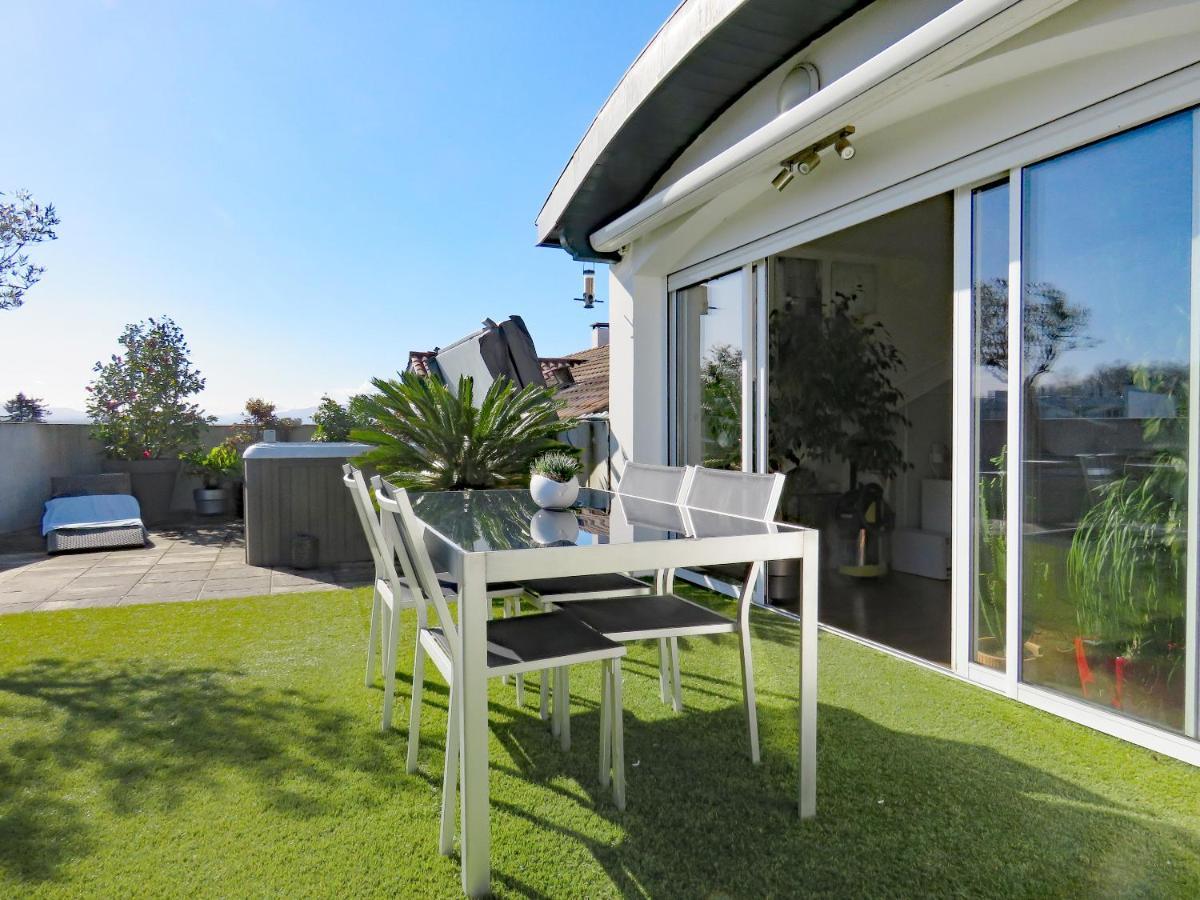 Apartamento L'oasis - Loft Standing - Terrasse Rooftop - Jacuzzi - Parking Baiona