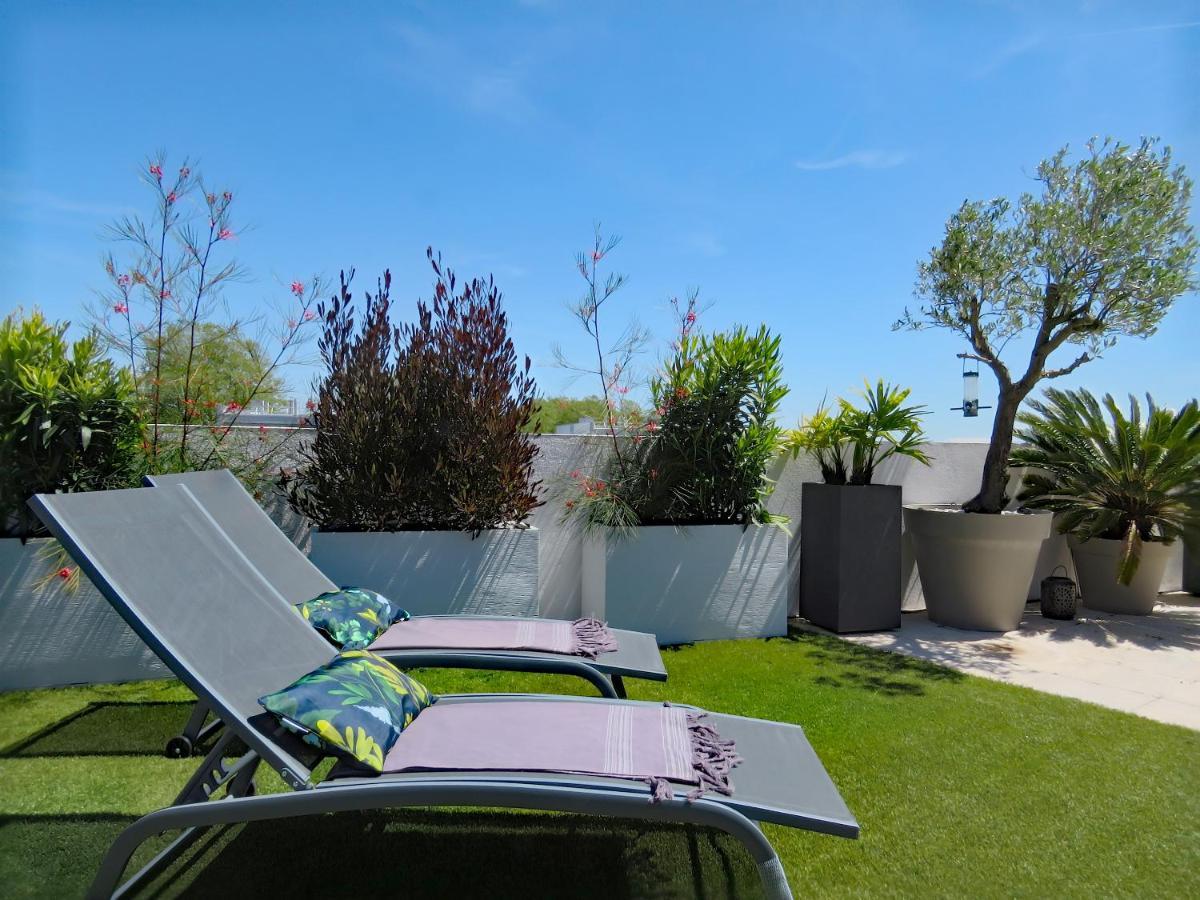 Apartamento L'oasis - Loft Standing - Terrasse Rooftop - Jacuzzi - Parking Baiona
